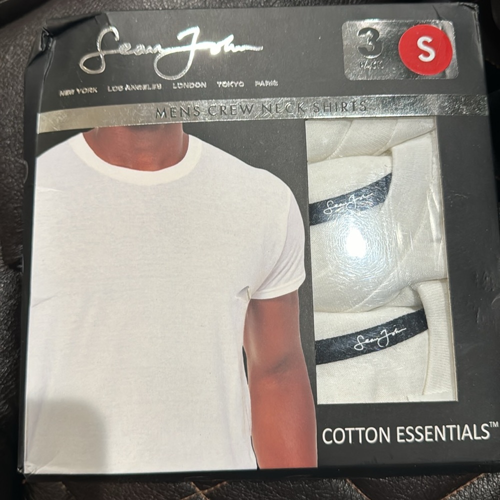 Sean John 3Pack Men's Essential Undershirts – Breathable,Tagless, Mens - Picture 4 of 5